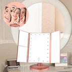 Miroir de Maquillage 22Lumières / Or rose