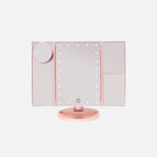22Miroir de maquillage éclairé10 R / Or rose